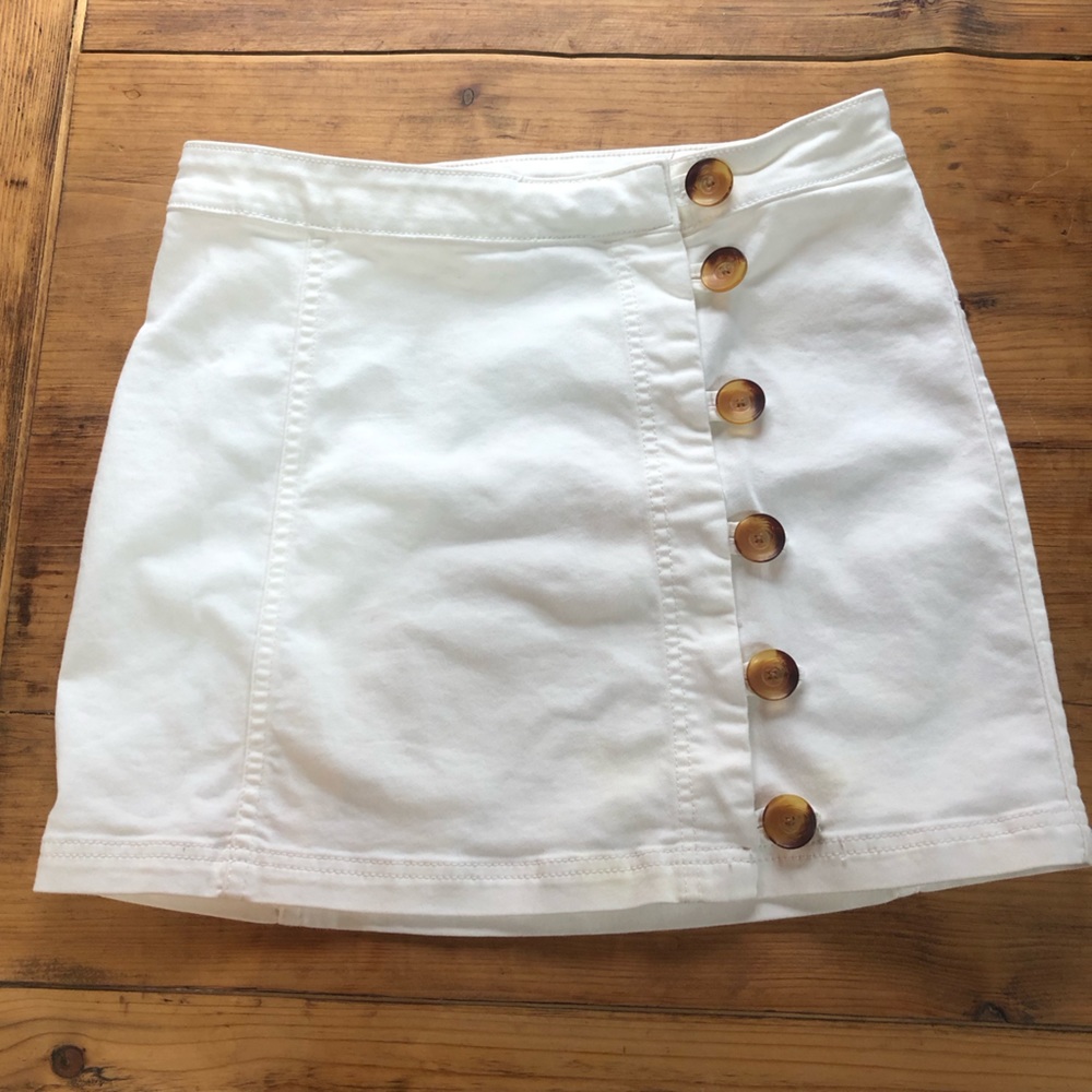 Free People Button down Skirt